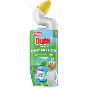 Duck Mint Mission WC gel do toalety, 750 ml