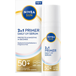 Nivea Sun 2v1 pleťové sérum OF50 30 ml