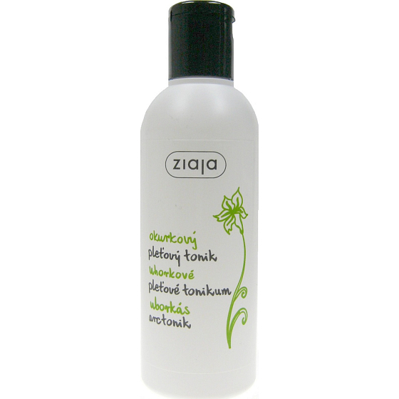 Ziaja Uhorka pleťové tonikum pre mastnú pleť 200 ml