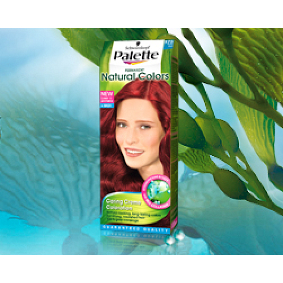Schwarzkopf Palette Permanent Natural Colors farba na vlasy 575 rubínovo červený