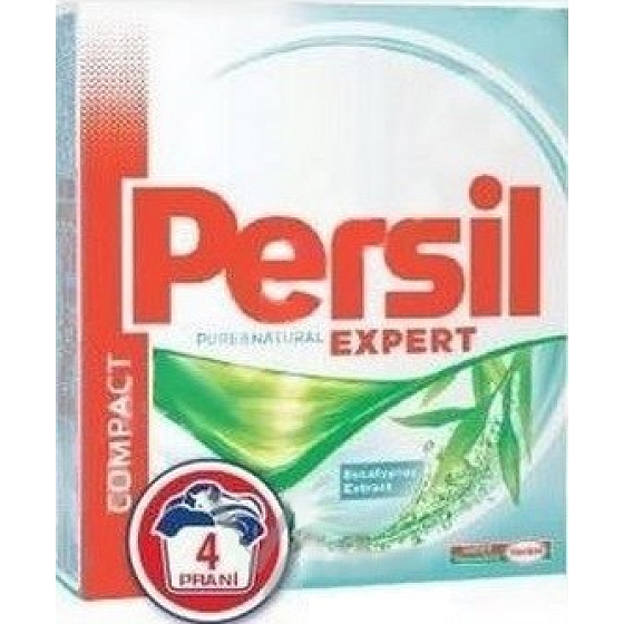 Persil Expert Pure & Natural prací prášok na bielu bielizeň 4 dávky 320 g