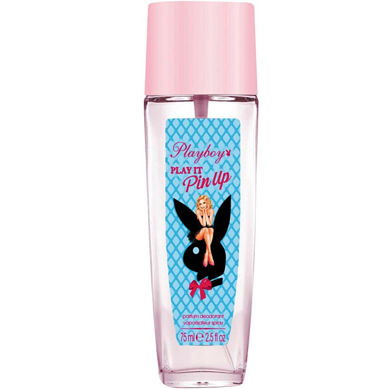Playboy Play It Pin Up Collection parfumovaný dezodorant sklo pre ženy 75 ml