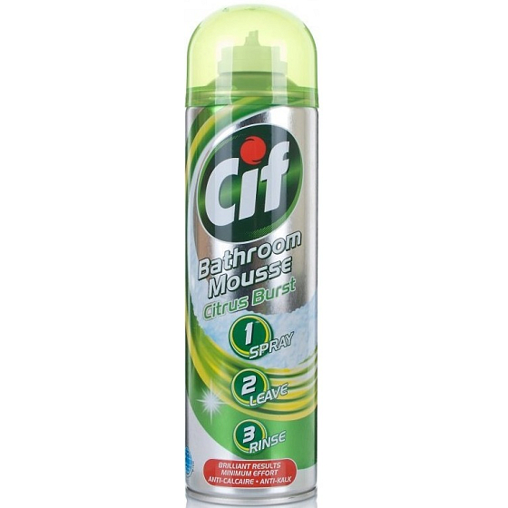 Cif Bathroom Mousse Citrus Burst čistiaca pena do kúpeľne 500 ml