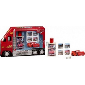 Disney Cars McQueen toaletná voda 50 ml + prívesok na kľúče + 3D samolepky, pre deti kozmetická sada