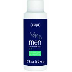 Ziaja Men 2v1 sprchový gél a šampón cestovné balenie 50 ml