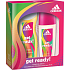 Adidas Get Ready! for Her parfumovaný deodorant sklo 75 ml + sprchový gél 250 ml, kozmetická sada