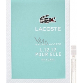 Lacoste Eau de Lacoste L.12.12 Pour Elle Natural toaletná voda pre ženy 1,5 ml s rozprašovačom, vialka