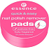 Essence Quick & Easy Nail Polish Remover Pads odlakovaciu tampóny na nechty 30 kusov