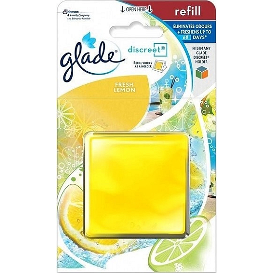 Glade Discreet Fresh Citrón osviežovač vzduchu náhradná náplň 8 g
