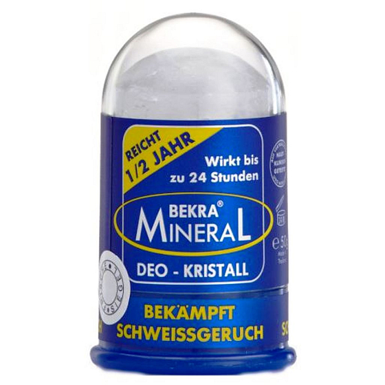 Bekr Mineral Minerálne prírodné antiperspirant deodorant tuhý kryštál 50 g