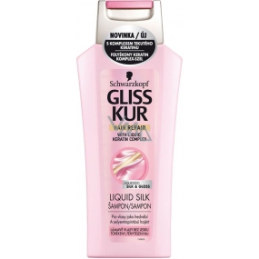 Gliss Kur Liquid Silk Gloss regeneračný šampón na vlasy 250 ml