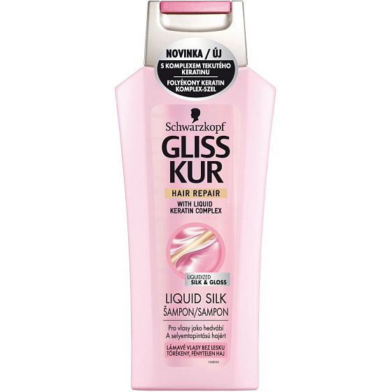 Gliss Kur Liquid Silk Gloss regeneračný šampón na vlasy 250 ml