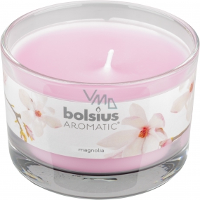 Bolsius Aromatic Magnolia - Magnolie vonná sviečka v skle 90 x 65 mm 247 g doba horenia cca 30 hodín