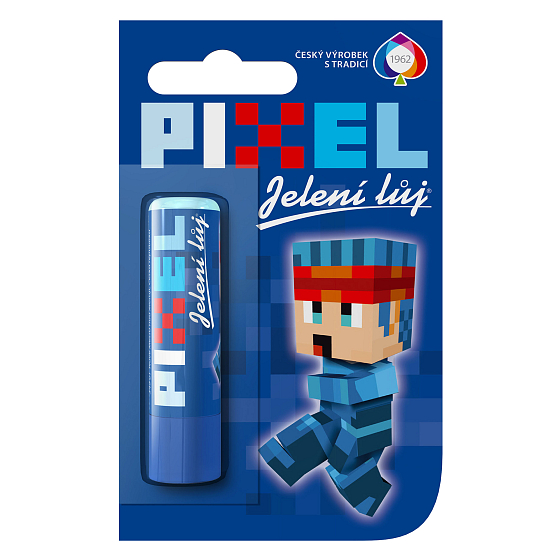 Regina Pixel Jelení loj pomáda na pery pre chlapcov s príchuťou Bubble Gum 4,5 g