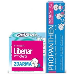 Omega Pharma Propanthen 365 Baby 100 g + Libenar nosové kvapky pre deti 15 x 5 ml