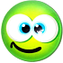 Nekupto Magnet Emoji Smajlík koliesko zelený 4 cm