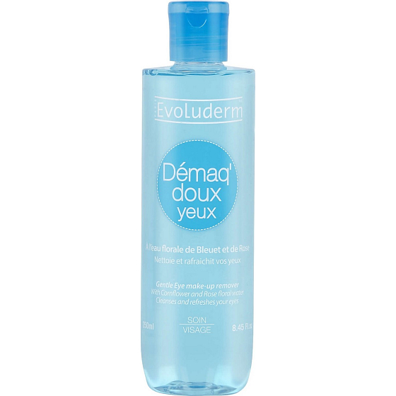 Evoluderm Gentle Remover make-up intenzívne osviežujúci odličovač očí 250 ml
