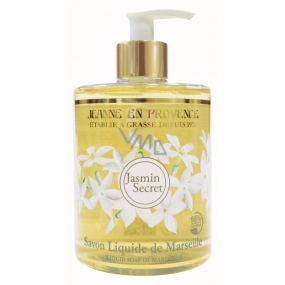Jeanne en Provence Jasmin Secret - Tajomstvo Jasmínu tekuté mydlo dávkovač 500 ml