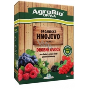 AgroBio Tromf Drobné ovocie prírodné granulované organické hnojivo 1 kg