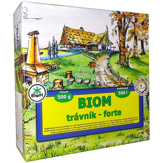 Biom Trávnik forte minerálne hnojivo 500 g