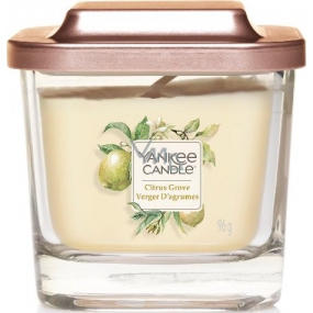 Yankee Candle Citrus Grove - Citrusový háj sójová vonná sviečka Elevation malá sklo 1 knôt 96 g