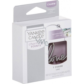 Yankee Candle Charming Scents kovový prívesok Love na visačku do auta