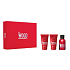 Dsquared2 Red Wood toaletná voda 50 ml + telové mlieko 50 ml + sprchový gél 50 ml, darčeková sada