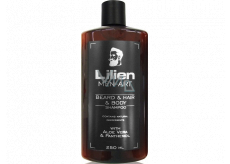 Lilien Men-Art Beard & Hair & Body Shampoo Black šampón na fúzy, vlasy a telo s Aloe Vera a Panthenolom 250 ml