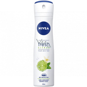 Nivea Fresh Citrus antiperspirant deodorant sprej pre ženy 150 ml