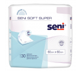 Seni Soft Super hygienické absorpčné podložky 4 kvapky, 60 x 60 cm 30 kusov