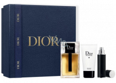Christian Dior Homme toaletná voda pre mužov 100 ml + toaletná voda pre mužov miniatúra 10 ml + sprchový gél 50 ml, darčeková súprava pre mužov