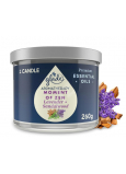Glade Aromatherapy Moment of Zen Lavender + Sandalwood veľká sviečka v skle, doba horenia 60 h 260 g