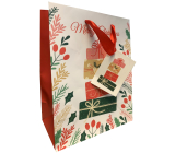 Ditipo Dárková papírová taška 22,5 x 17,5 x 10 cm Vánoční dárečky