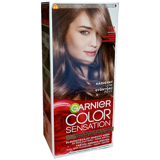 Farba na vlasy Garnier Color Sensation 7.12 Tmavá ružová blond