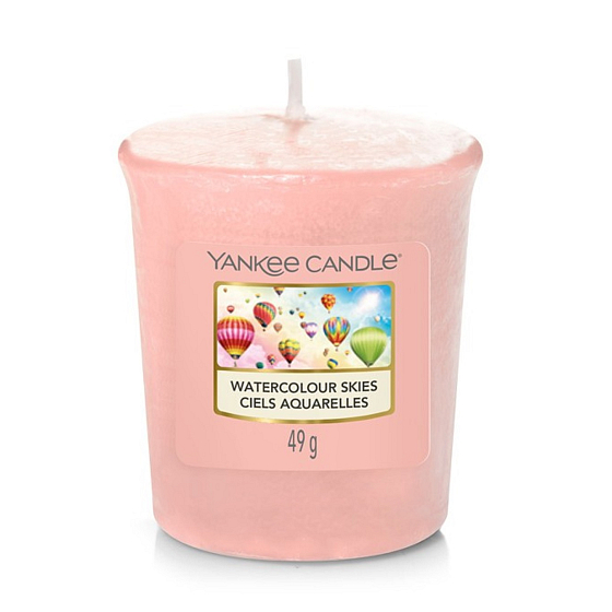 Yankee Candle Watercolour Skies - Akvarelová obloha - vonná sviečka 49 g
