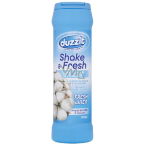 Duzzit Shake & Fresh Fresh Linen - vôňa čistej bielizne na koberce 500 g