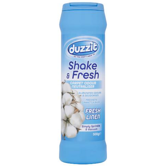 Duzzit Shake & Fresh Fresh Linen - vôňa čistej bielizne na koberce 500 g