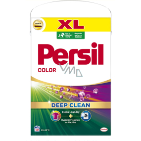 Persil Deep Clean Color prací prášok na farebné oblečenie box 50 dávok 2,75 kg