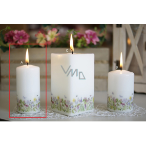 Lima Louka sviečka biela valec 50 x 100 mm 1 kus