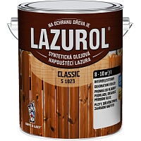 Lazurol Classic S1023 tenkovrstvá lazúra na drevo s obsahom olejov, 0022 palisandr, 2,5 l
