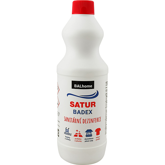 Satur Badex bieliaci a dezinfekčný prípravok 1 l
