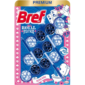 Bref WC Bling King, WC guľôčky, 3 × 50 g