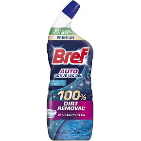 Bref WC čistič Power Gel Aqua Fresh 750 ml