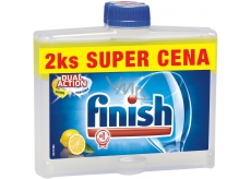 Calgonit Finish Lemon čistič umývačky 2 x 250 ml, duopack