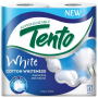 Tento Cotton Whiteness toaletný papier biely 2 vrstvový 156 útržkov 4 kusy