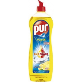 Pur Duo Power Lemon prostriedok na ručné umývanie riadu 900 ml