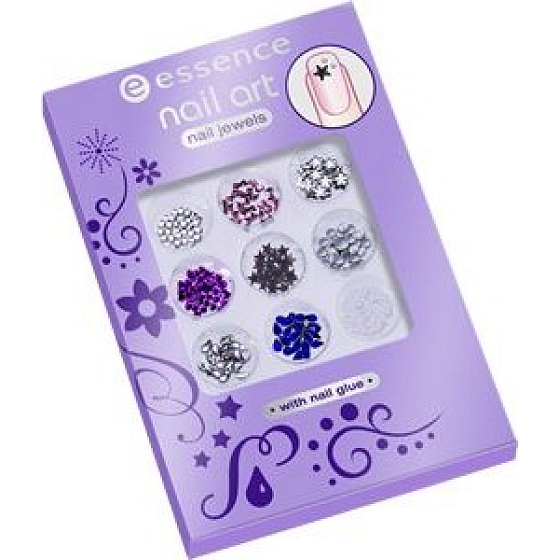 Essence Nail Art Nail Jewels Kamienky na zdobenie nechtov 02 Milky Way 1 ml
