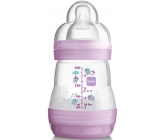 Mám Anti-Colic antikolikovú fľašu na kŕmenie, silikónová jemná cumlík rôzne farby 0+ mesiacov 160 ml