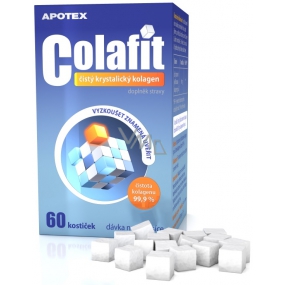 Apotex Colafit čistý kryštalický kolagén doplnok stravy 60 kociek