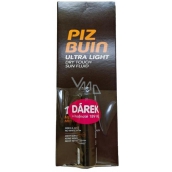 Piz Buin Ultra Light SPF15 ultra ľahký hydratačný fluid na opaľovanie 150 ml + SPF30 balzam na pery 4,9 g, duopack